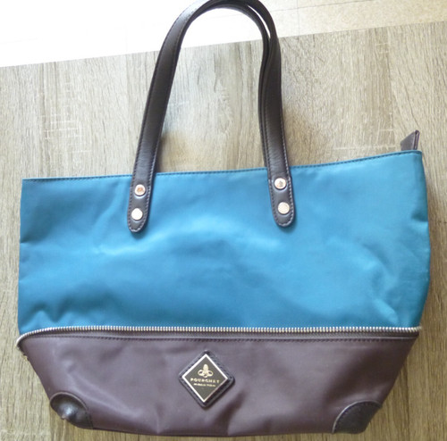 Sac main pourchet bleu - sac,