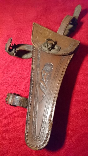 Sac vélo cuir outil - vÉlo, ancien