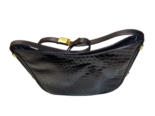 Sac pourchet cuir noir - cuir,