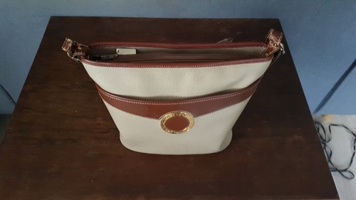 Sac main cuir beige - cuir,