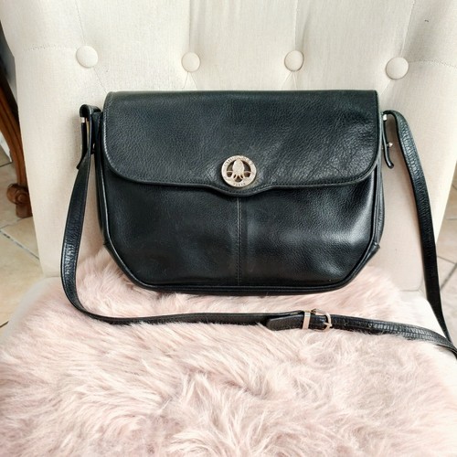 Sac cuir noir vintage - , marque