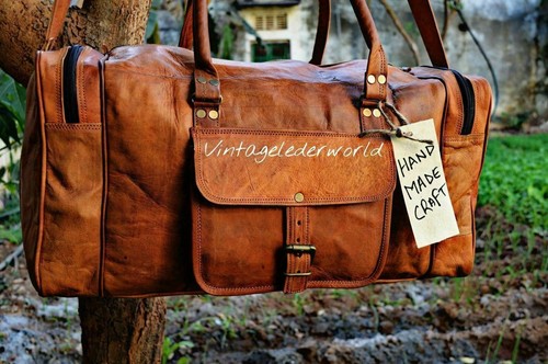 Sac sport vintage cuir - de,