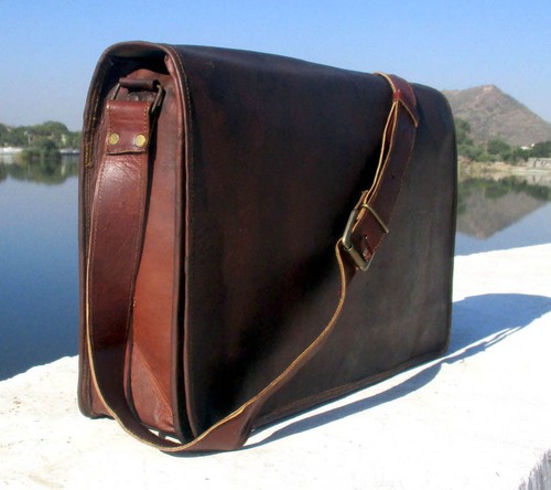 Sacoche rustique homme vintage